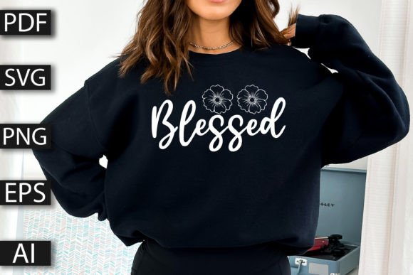 Blessed T-Shirt Design: Faith-Focused Graphics for Local Business Branding