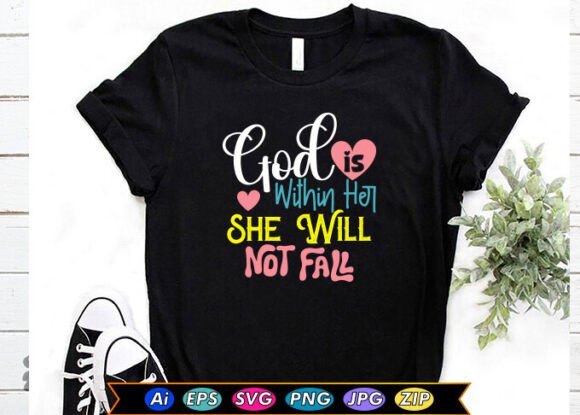 Christian Quotes T-shirt Designs: Graphics for Crafts & Branding