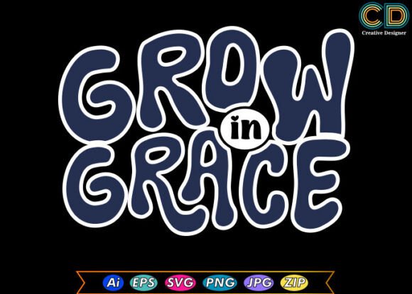 GROW in GRACE Free Christian T-Shirt: Graphics for Faith-Based Crafts