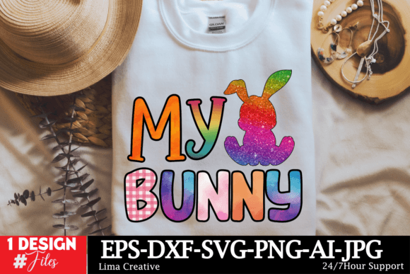 My Bunny Easter Sublimation Designs