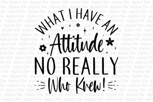 What I Have an Attitude No Really Who Kn Graphics